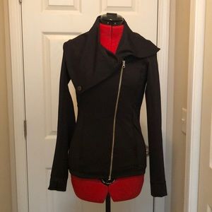 2 for $13 Black Cowl neck zipper Jacket
